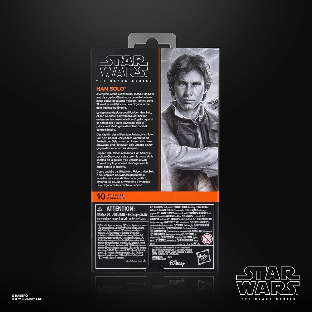 Star Wars The Black Series Han Solo, Star Wars: A Hope Premium-Sammel-Actionfigur (15 cm) Actionfiguren Naty Shop