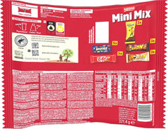 Nestlé Mini Mix Schokoriegel, fünf köstliche Geschmacksrichtungen, 19 Riegel, 2er-Pack (1 x 321 g)