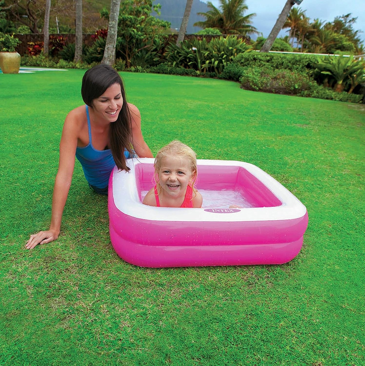 Intex Baby Pool Spielbox, farbig sortiert, 85 x 85 x 23 cm
