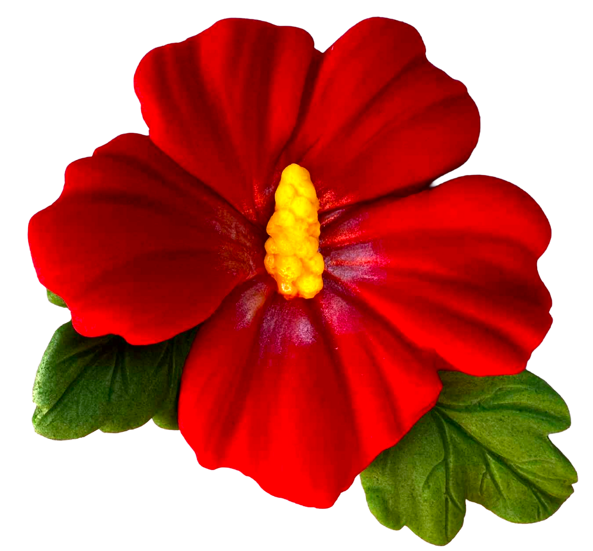 Essbare Hibiskusblüte kaufen – Tortendeko 9,5 cm handgemacht