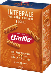Barilla Pasta Integrale Fusilli – Grießnudeln mit Naturfasern, 500 g