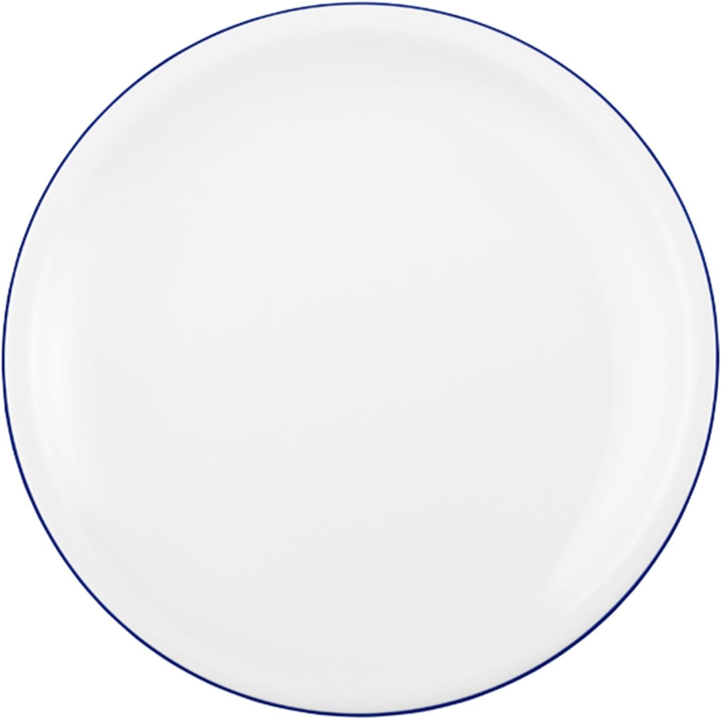 Serviciu de cafea Seltmann Weiden cu 18 piese | Serie compactă, margine albastră | Setul include 6 farfurii pentru micul dejun, 6 cești de cafea și 6 farfurioare, albastre