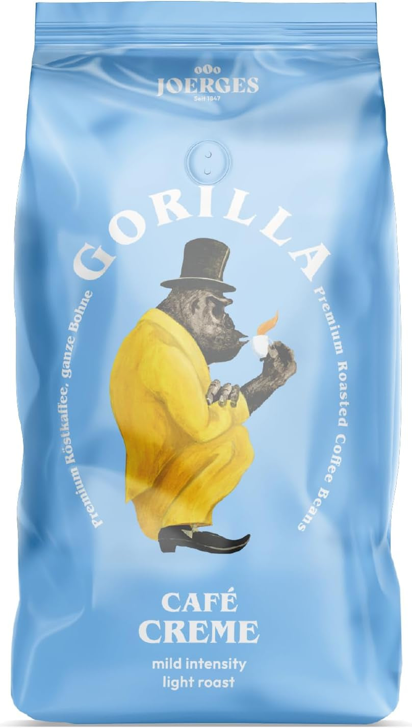 Gorilla Café Creme, boabe intregi, 1 kg Cafea Naty Shop