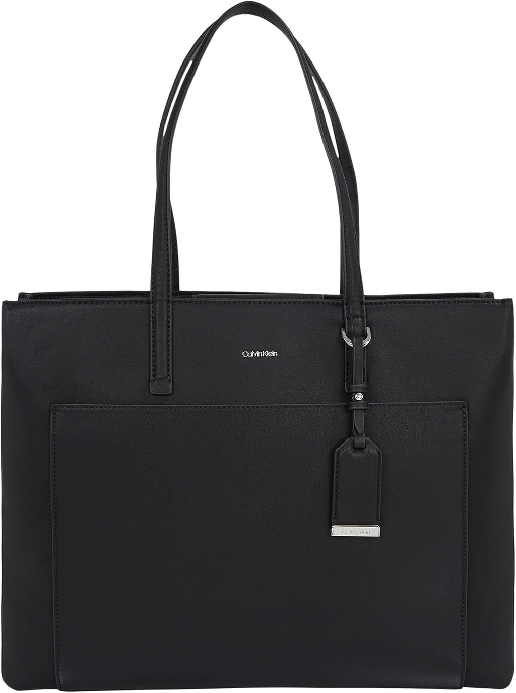 Calvin Klein Women's Shopper Must Medium cu fermoar, Negru (Ck Black), Marime unica Genti Femei Naty Shop Titlu implicit