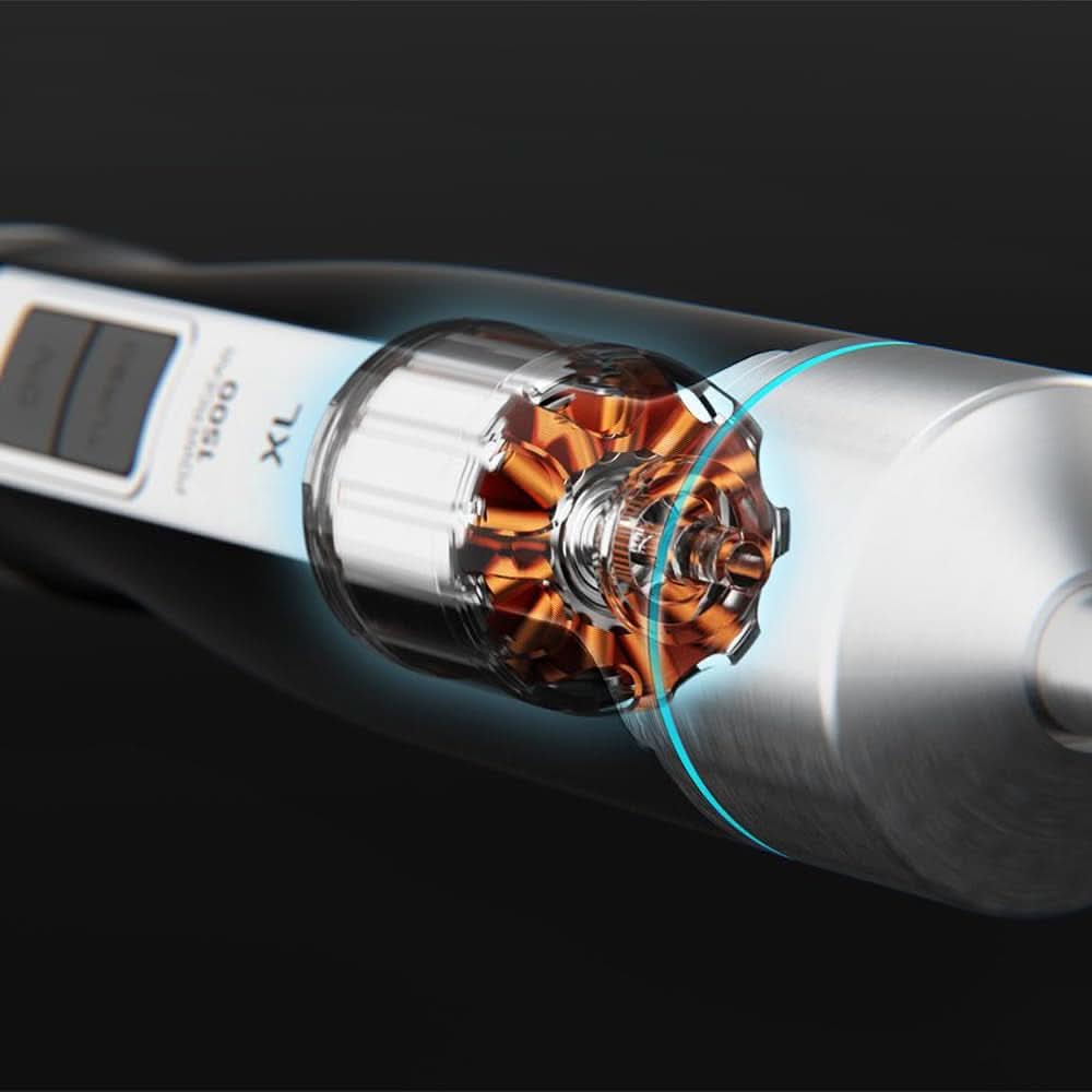 Cecotec Handmixer Powergear 1500 – Klingen aus Titanbeschichtung, 21 Geschwindigkeitsstufen, 1500 W, inklusive Glas mit Deckel. (Schwarz Und Edelstahl, XL) Kitchen Naty Shop