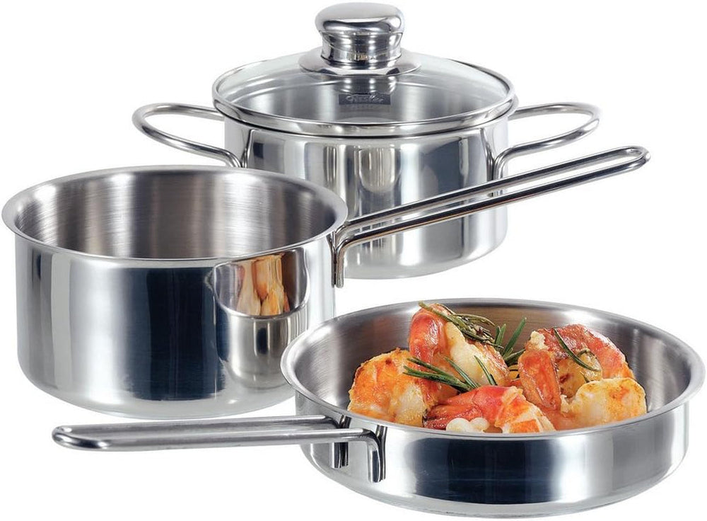 Fissler Häppchen / Edelstahl-Topf (Ø 16 cm – 0,5 Liter) Mini-Topf ohne Deckel, ideal für kleine Snacks – Induktion, silberne Töpfe und Pfannen Naty Shop