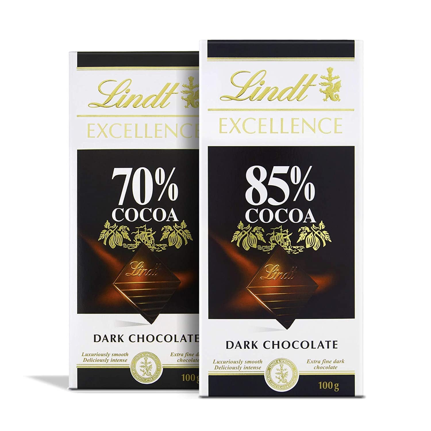 Lindt-Schokolade | Riegel EXCELLENCE 85 % Kakao | 100g | Extra dunkle Schokolade | Veganer Schokoriegel