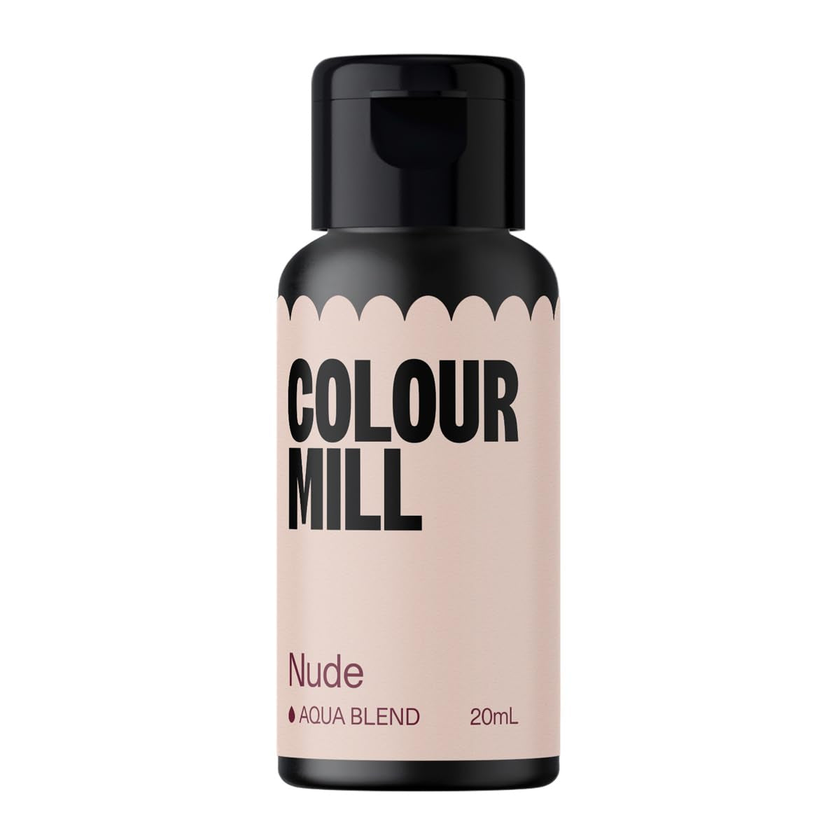 Colorant alimentar pe bază de apă Colour Mill Aqua Blend Burgundy - Foarte intens, concentrat, vegan - 20 ml