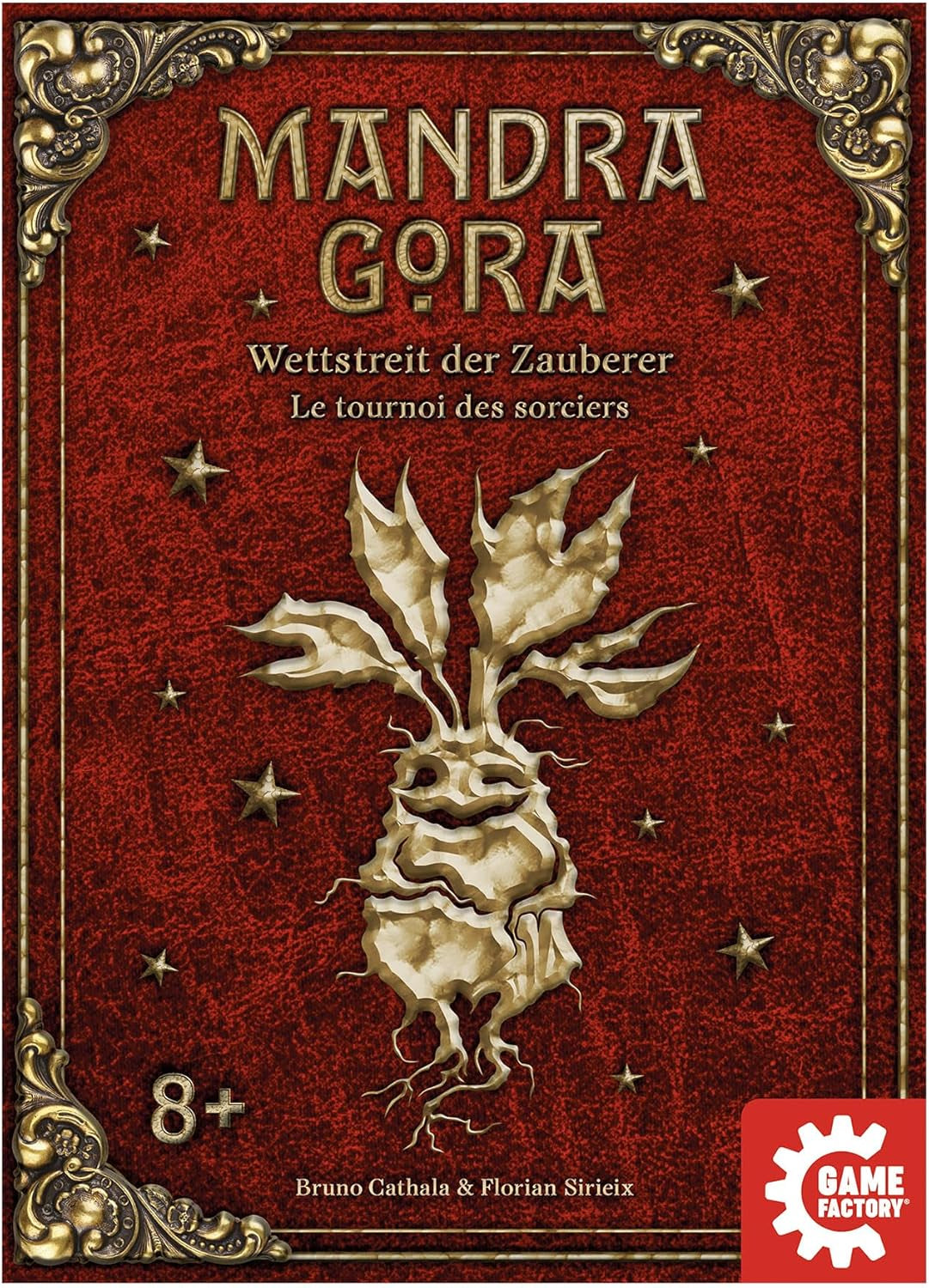 Game Factory 646308 Mandragora, The Wizarding Contest, Familienzauberspiel für 2-4 Spieler ab 8 Jahren, Brettspiel