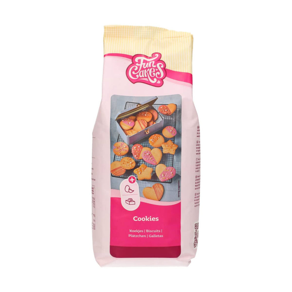 Funcakes Mix Für Kekse: Einfach Zu Verwendende, Knusprige Und Knusprige Kekse, Perfekt Zum Dekorieren Mit Fondant- Oder Royal Icing, Auch Als Tortenkruste Geeignet, Halal., 1 Kg Mix zum Backen und Kochen Naty Shop 1 Kg (1Er Pack) Butter