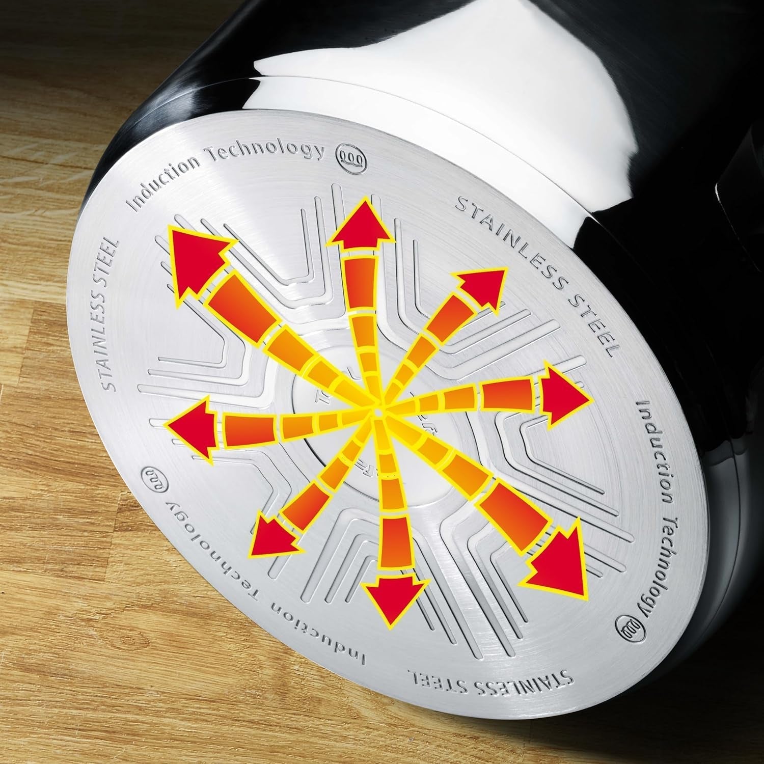 TEFAL VIRTUOSO Pfanne 28 cm, Edelstahlpfanne, Induktion Töpfe und Pfannen Naty Shop