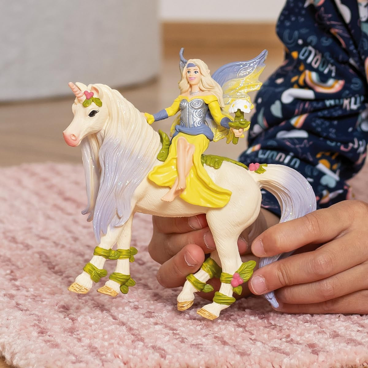 Schleich 70565 Sera cu unicorn înflorit, pentru copii cu vârsta cuprinsă între 5-12 ani, BAYALA - play figure Action figures Naty Shop