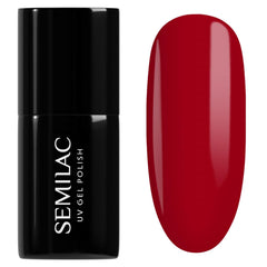 Semilac UV-Nagellack 027 Intensives Rot, 7 ml, Hottie-Kollektion