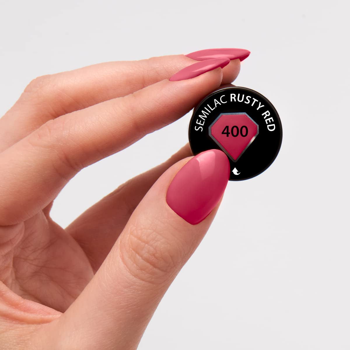 UV-Nagellack Semilac Hybrid 400 Rusty Red 7 ml, Tastes of Fall-Kollektion