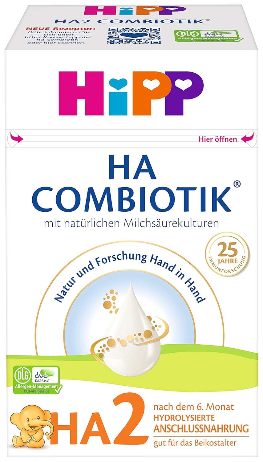 Hipp Milchnahrung HA Combiotik HA2 Combiotik, 600G, 4er Pack (4 x 600G) Mutter und Kind Naty Shop