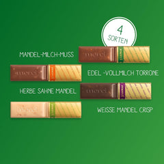 merci Finest Selection Mandel Crunch Sorte – 1 x 250 g – Raffinierte Spezialitäten mit Nüssen und Schokolade – Gefüllte und ungefüllte Pralinen