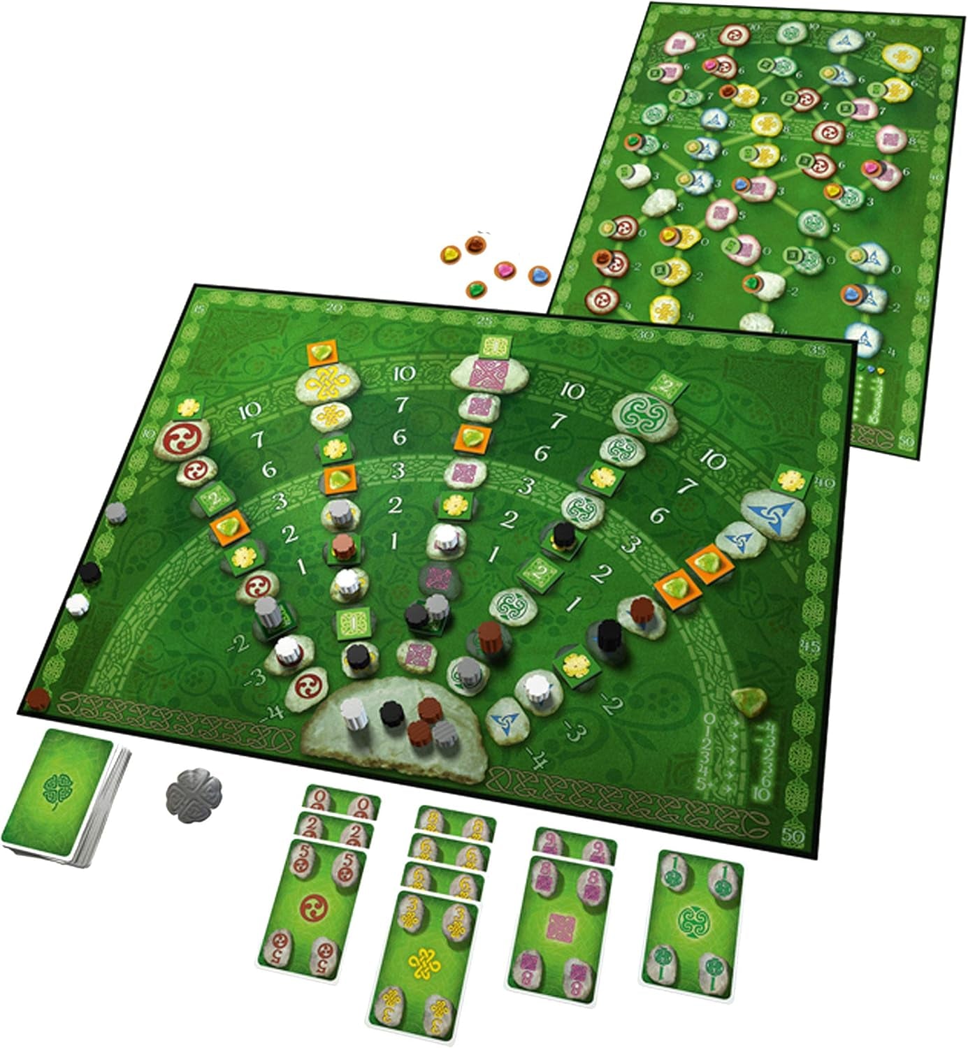 KOSMOS 691783 Keltis-Spiel inklusive Keltis-Erweiterung, klassisches Brettspiel, Familienspiel für 2–4 Spieler ab 10 Jahren, Gesellschaftsspiel für Kinder und Erwachsene, Spiel des Jahres 2008