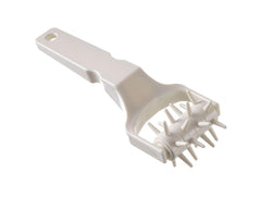 HENDI Stiproller, Stippwalzse, Teigigel, Teig Gitterschneider, für saftige Kuchen- und Gebäckböden sowie Pizzateig, 77x210mm, Polypropylen