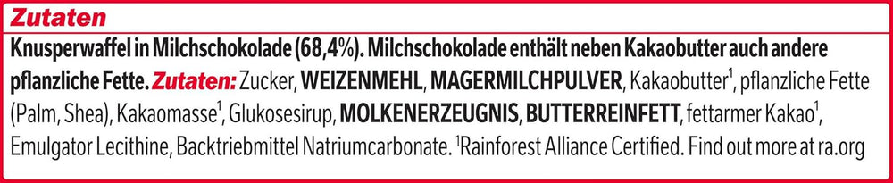 Nestlé Mini XXL Schokoriegel, Milchschokolade, knusprige Waffelriegel, 4er-Pack (1 x 301 g)