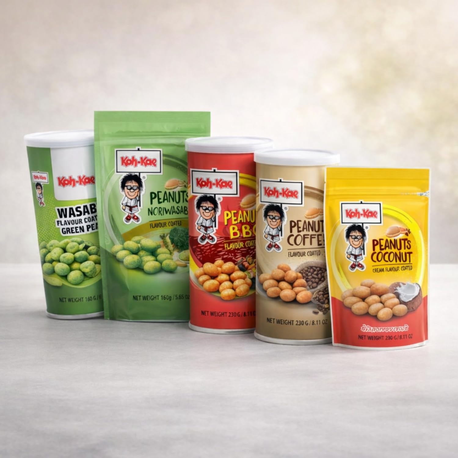 KOH-KAE – Grüne Erbsen mit Wasabi – (1 x 180 g)