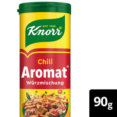 Knorr Würzmischung Chili aromatisiert für schnelle Gerichte zum Würzen und Würzen von Kartoffeln, Nudeln, Gemüse und mehr 90 g