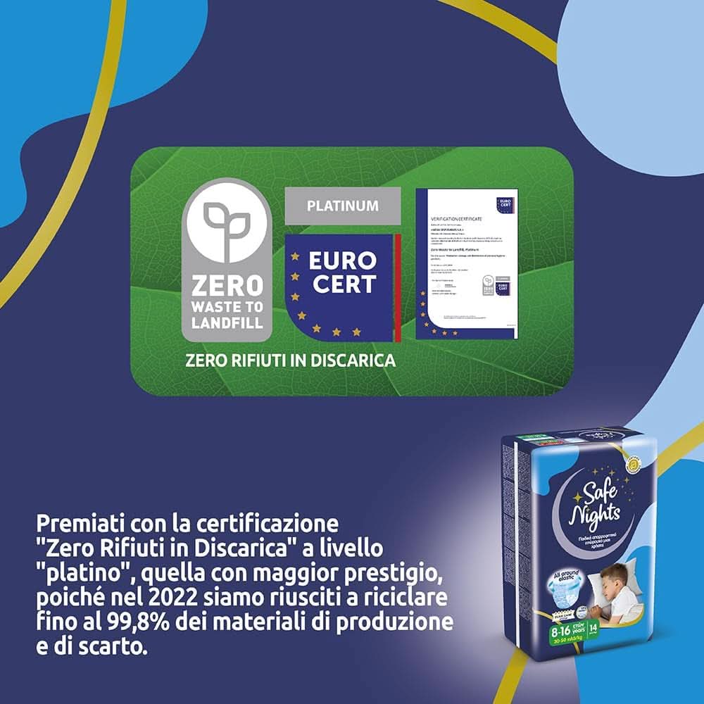Safe Nights Boy, Windeln für die Nacht, verschiedene Größen Mutter und Kind Naty Shop