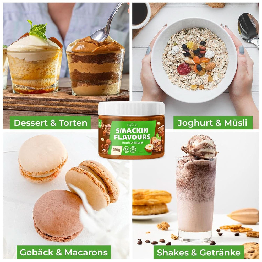 He-Ju Pulver mit Haselnuss-Lebkuchengeschmack, 250 Gramm Naty Shop Flavors