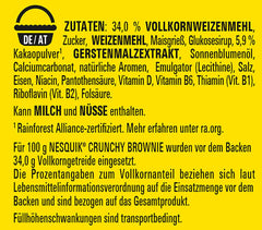 Nestlé NESQUIK Crunchy Brownie, knuspriges Frühstücksflocken mit Schokoladenstückchen und einer innovativen Form für extra Knusprigkeit, 7er-Pack (7 x 300 g)