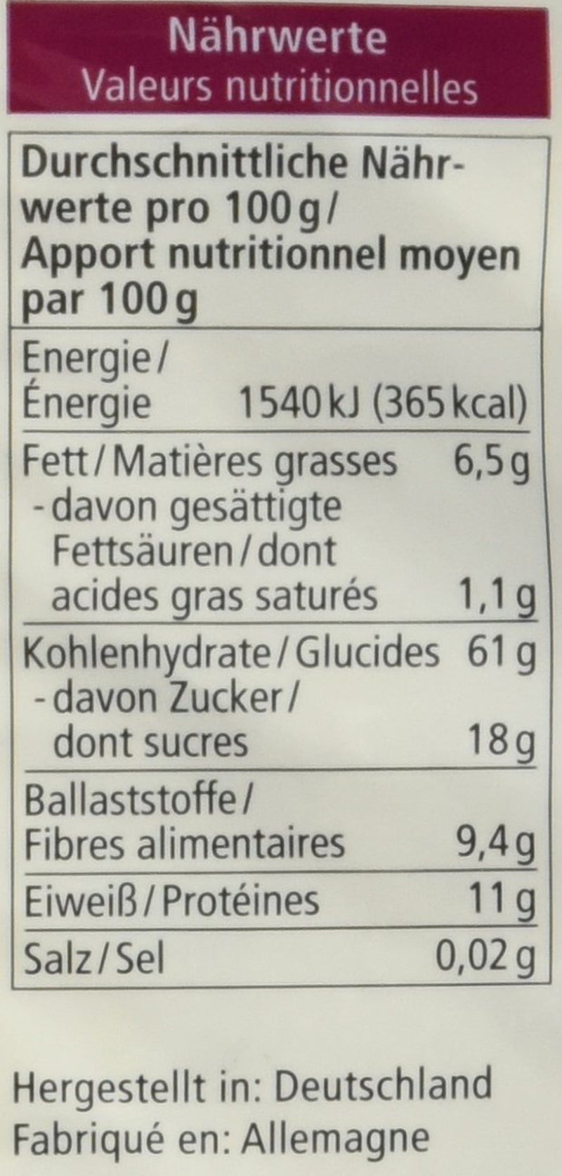 Bio-Müsli mit Waldfrüchten, 750g
