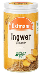 Ostmann Gewürze - Ingwer gemahlen | Nachfüllbare & recycelbare Verpackung | 30 g in der Streudose