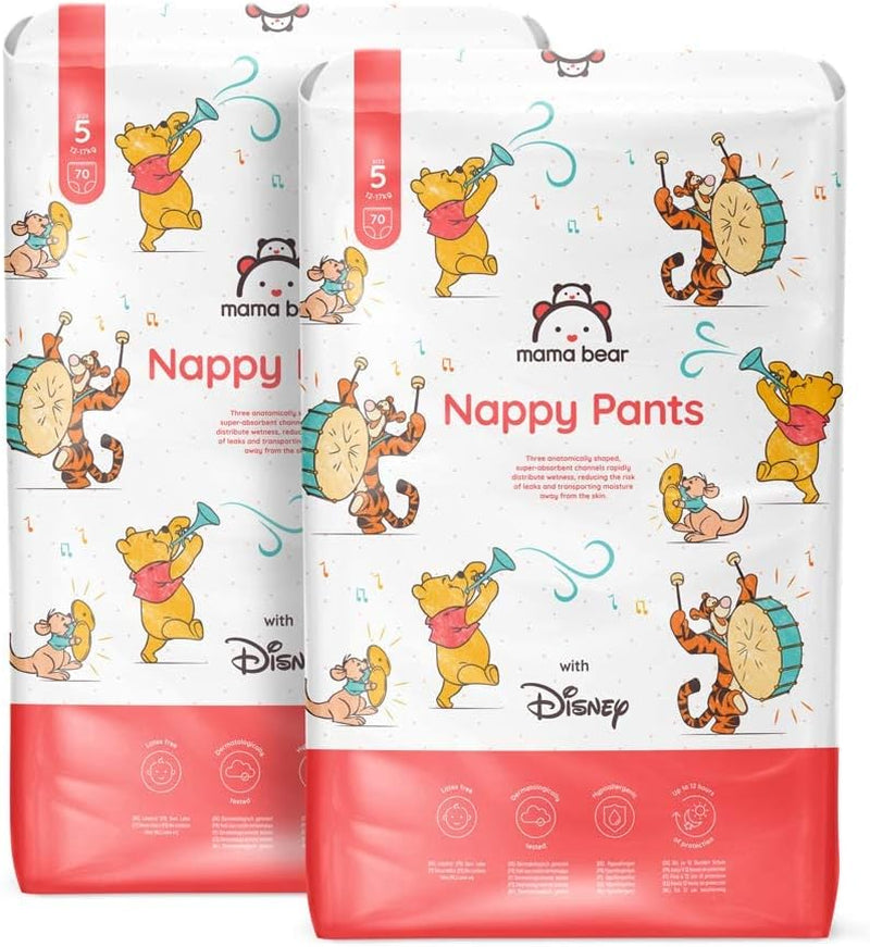 Amazon-Marke: Mama Bear Disney Größe 6 (15+ kg) – Monatspackung, Weiß, 120 Stück (2 Packungen mit 60 Stück)