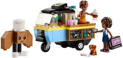 LEGO Friends Rolling Café Kleines Backspielzeug für Kinder, Geschenk für Mädchen und Jungen ab 6 Jahren, Lernspielzeug mit Aliya, Jules und Aira dem Hund 42606 Bausets Beuche den LEGO-Store