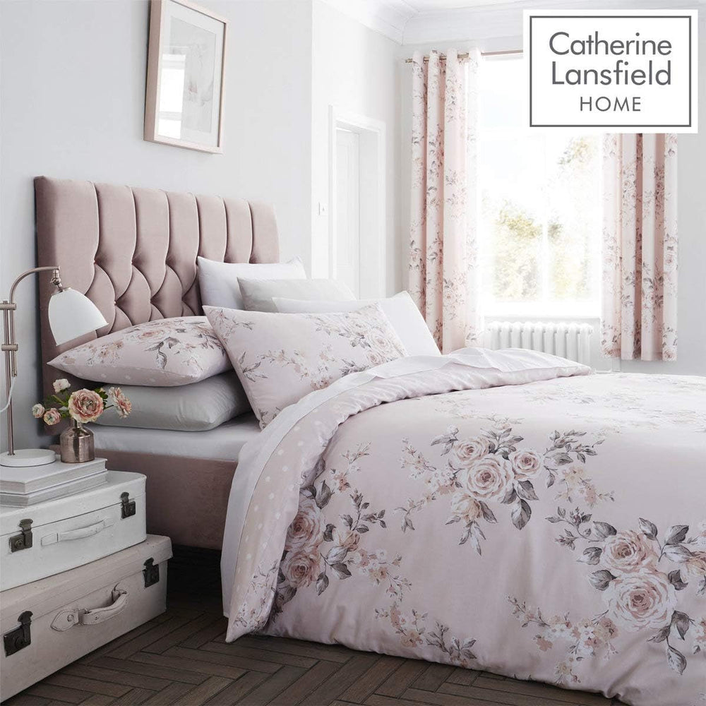 Catherine Lansfield Canterbury Tagesdecke, pflegeleicht, Blush, Tagesdecke – 220 x 230 cm. Betten und Decken Catherine Lansfield