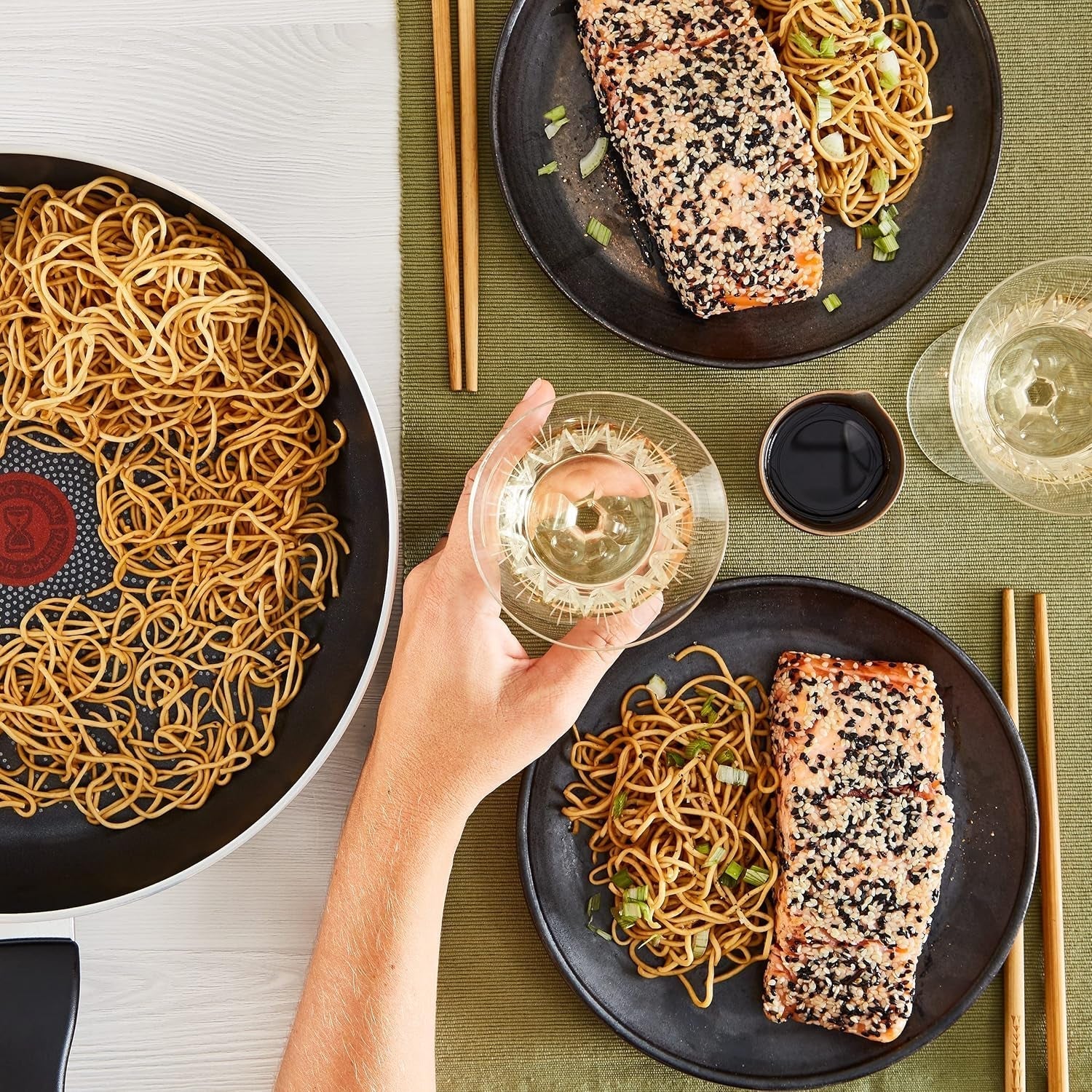 Tefal C27808 Großzügige Kochpfanne 32 cm, Antihaftbeschichtung, Thermo-Fusion-Boden, alle Arten von Induktionskochfeldern. Töpfe und Pfannen Naty Shop