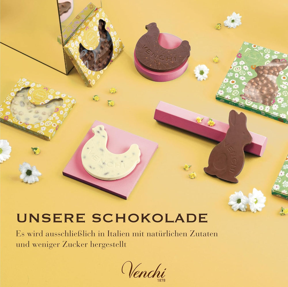 Venchi - Schokoladenei, Pistaziengeschmack, mit ganzen Pistazien, mit Überraschung, glutenfrei, 500g, Osterkollektion, Geschenkidee