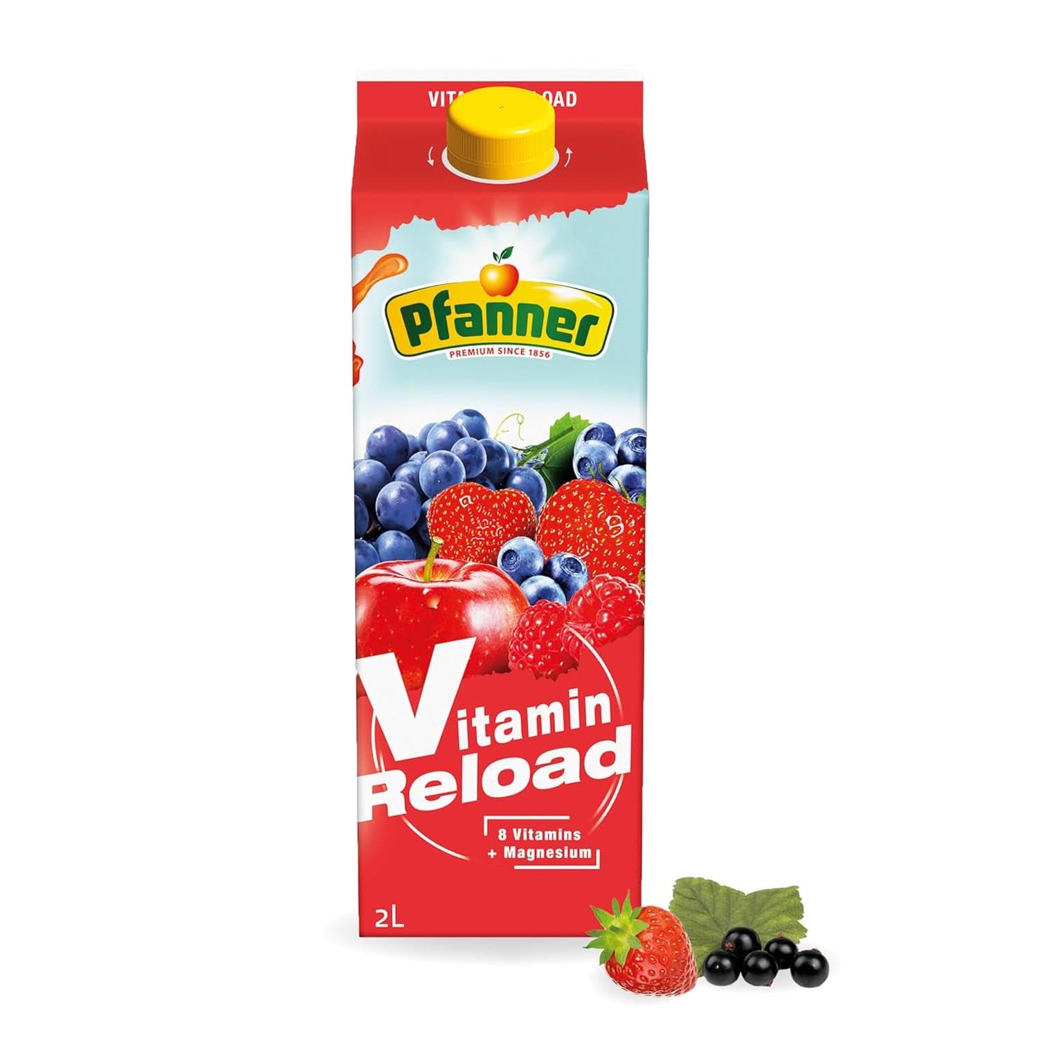 Pfanner 100 % naturtrüber Apfelsaft (1 x 2 Liter) – Direkt gepresste Äpfel – Fruchtsaft ohne Zuckerzusatz