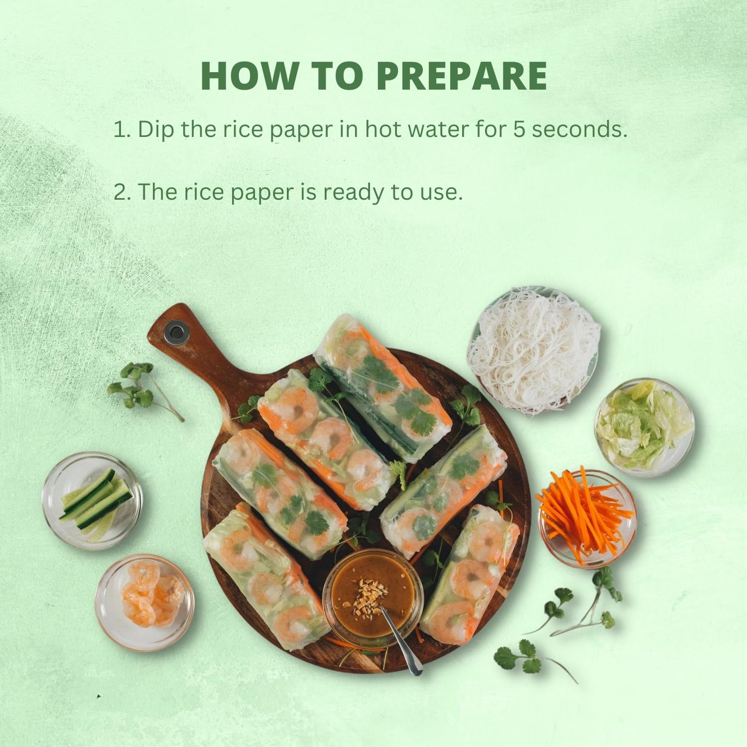 BAMBUSBAUM - Reispapier 31 cm. (Sommerrollen) - 1 x 340 gr