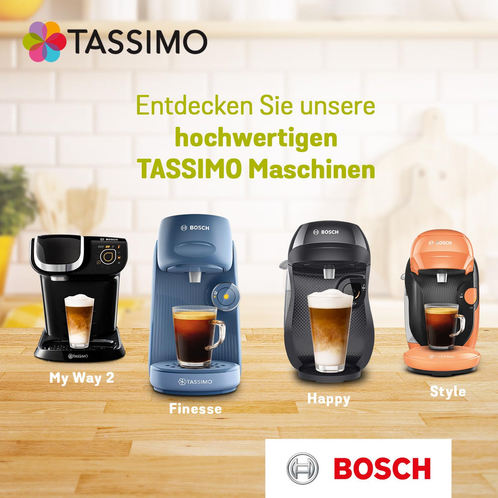 Tassimo Kapseln Jacobs Caffè Crema Classico, 5 x 16 Pads, 80 Kaffeekapseln