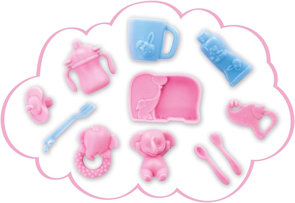 Simba Steffi Love Sweet Dreams / Păpușă cu bebeluș drăguț și pătuț / cu funcție de strălucire în întuneric / 12 piese / 29cm / Pentru copii cu vârsta de 3 ani și peste