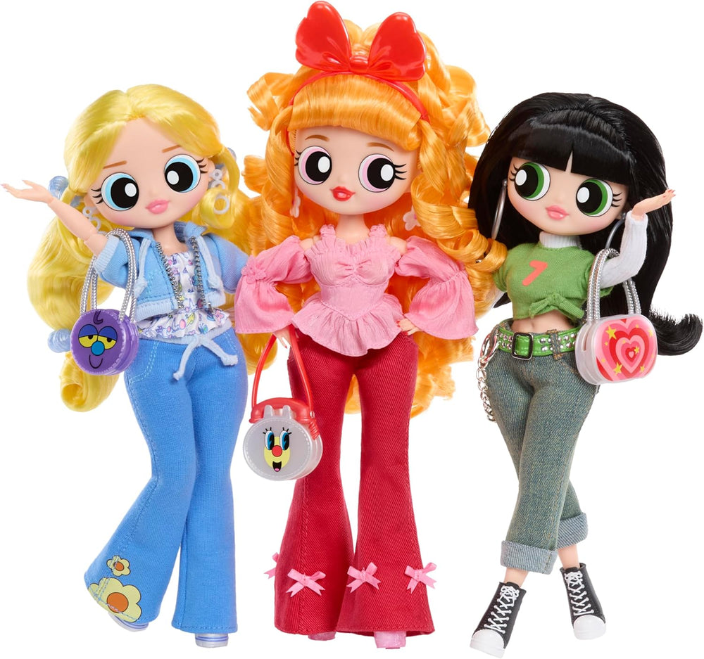 L.O.L. Surprise! OMG The Powerpuff Girls Puppe - Bubbles - Enthält 1 Modepuppe, Inklusive Outfit und Accessoires, 3 zum Sammeln