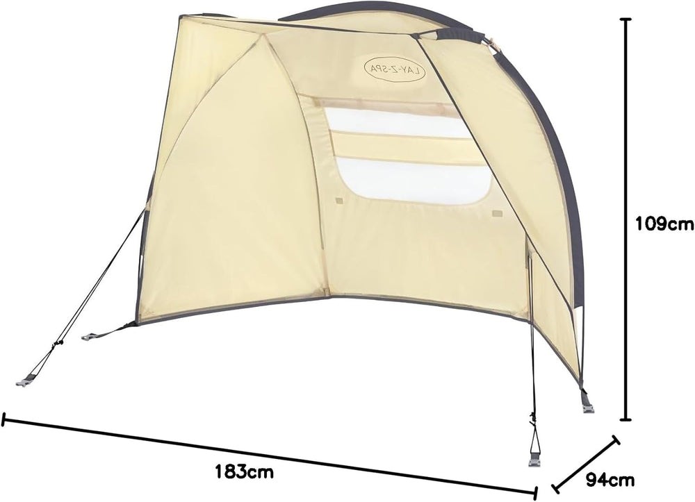 Bestway LAY-Z-SPA Sonnendach, 183 x 94 x 109 cm
