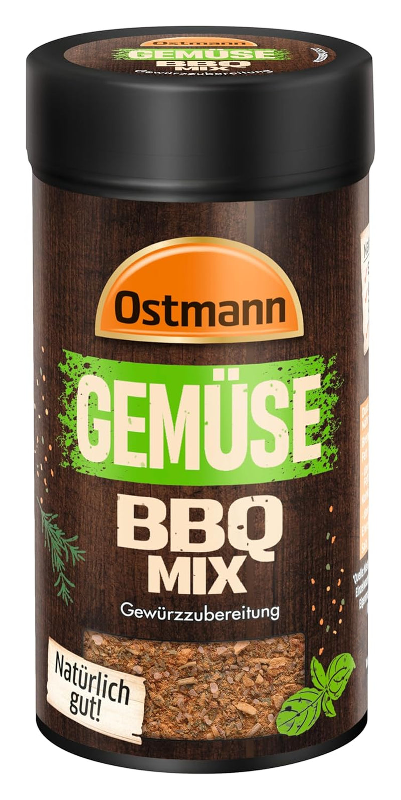 Ostmann Gewürze - Gemüse BBQ Mix | Gewürzzubereitung für Gemüse | Mediterrane Kräuternote für Grillgemüse, Tofu und Co. | 120 g in ein Sieb geben