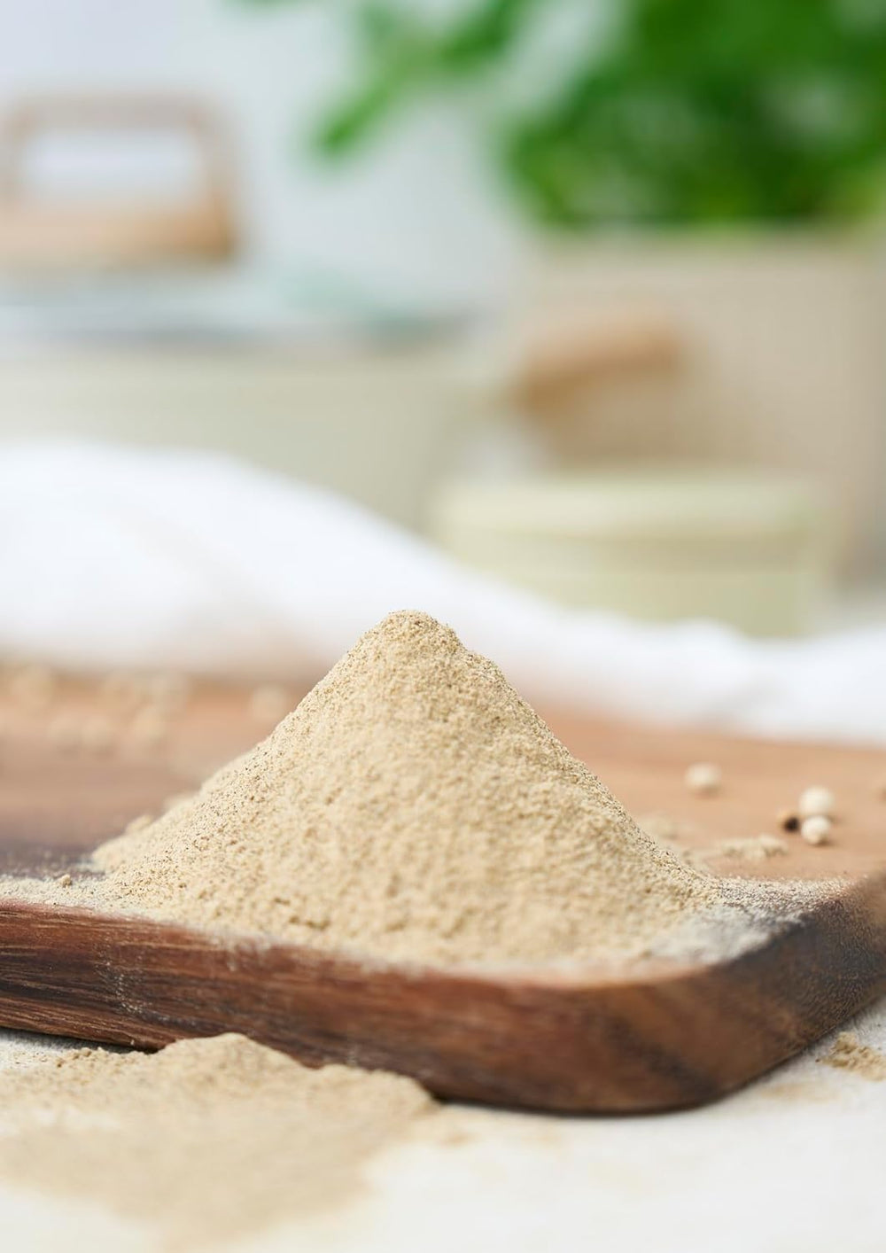 Fuchs Gewürze - Pfeffer weiß gemahlen - Pfeffer aus dem Amazonasgebiet, für helle Saucen, Fisch oder Suppen - natürliche Zutaten - 60 g in wiederverwendbarer, recyclebarer Dose