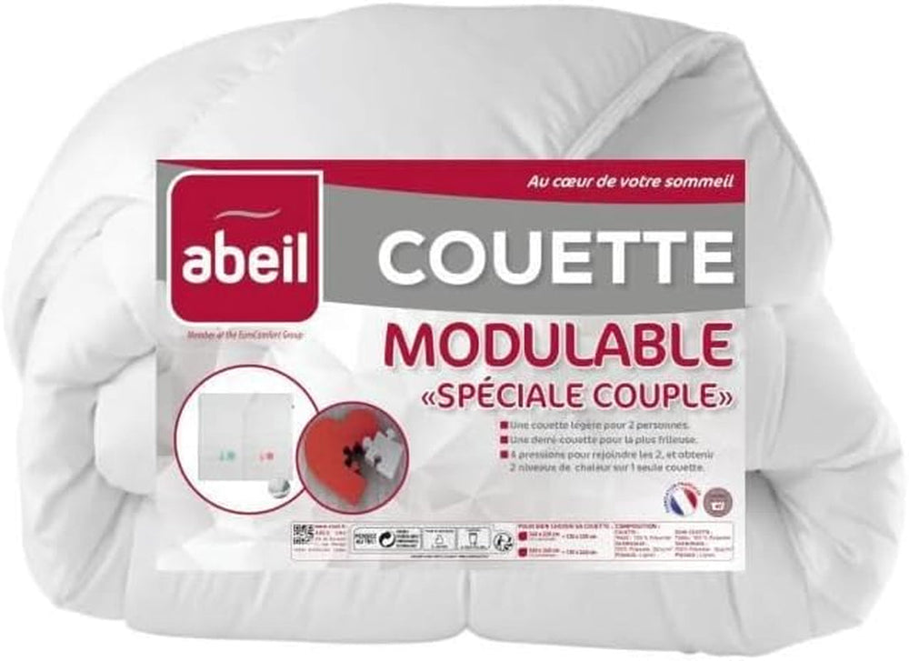 Abeil Couette Modulable Special Couple 220 x 240 cm Bettdecken und Steppdecken Naty Shop Standardtitel