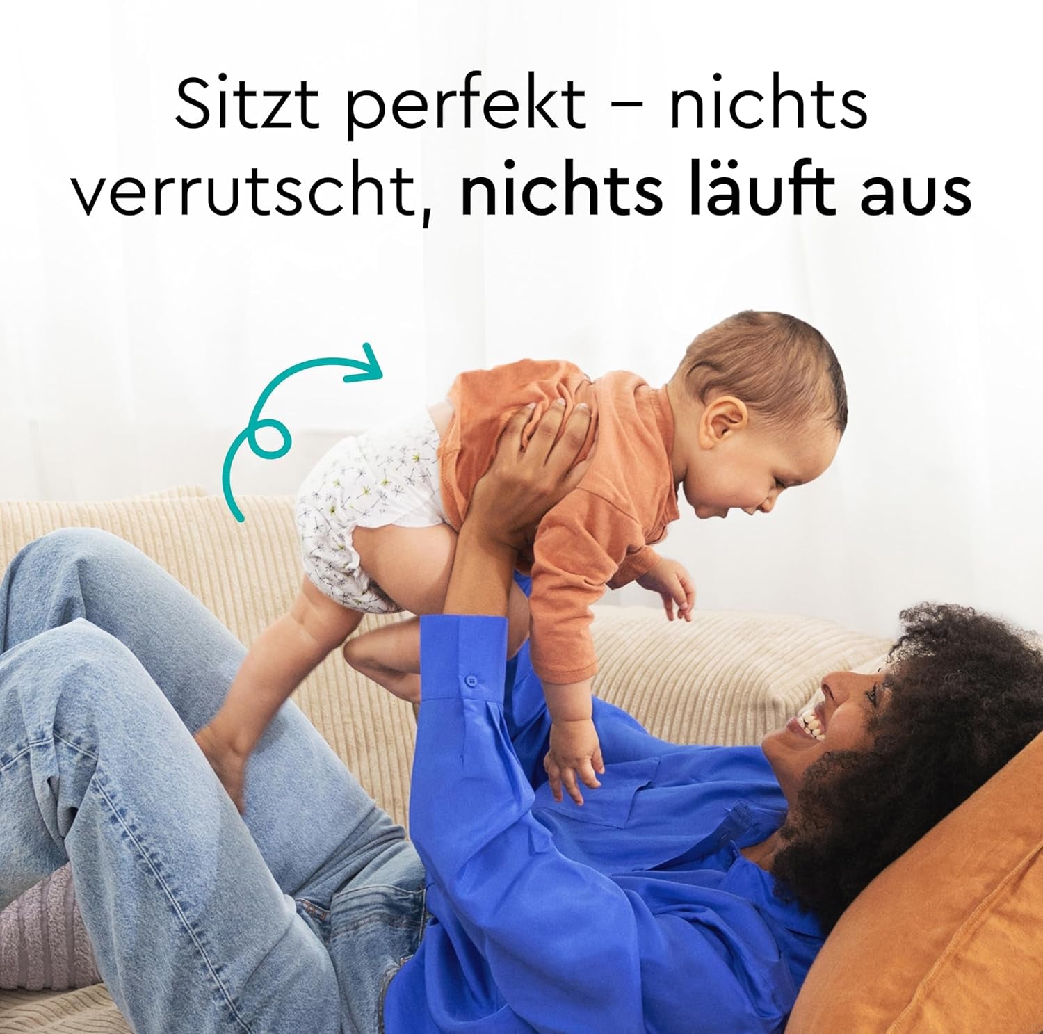 LILLYDOO Babywindeln hautfreundlich – Größe 3 (6–10 kg), 29 Stück, zuverlässiger Auslaufschutz, weich, parfümfrei und ohne Lotion für empfindliche Haut, dermatologisch getestet