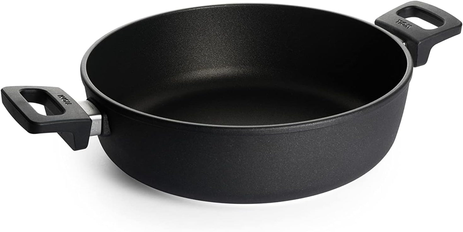 Woll Nowo Titanium Kasserolle - Induktiv -, Ø 32 cm, 8 cm hoch, 5,5 Liter, mit 2 Seitengriffen - geeignet für alle Herdarten Formen und Tabletts zum Backen Naty Shop 4 Liter