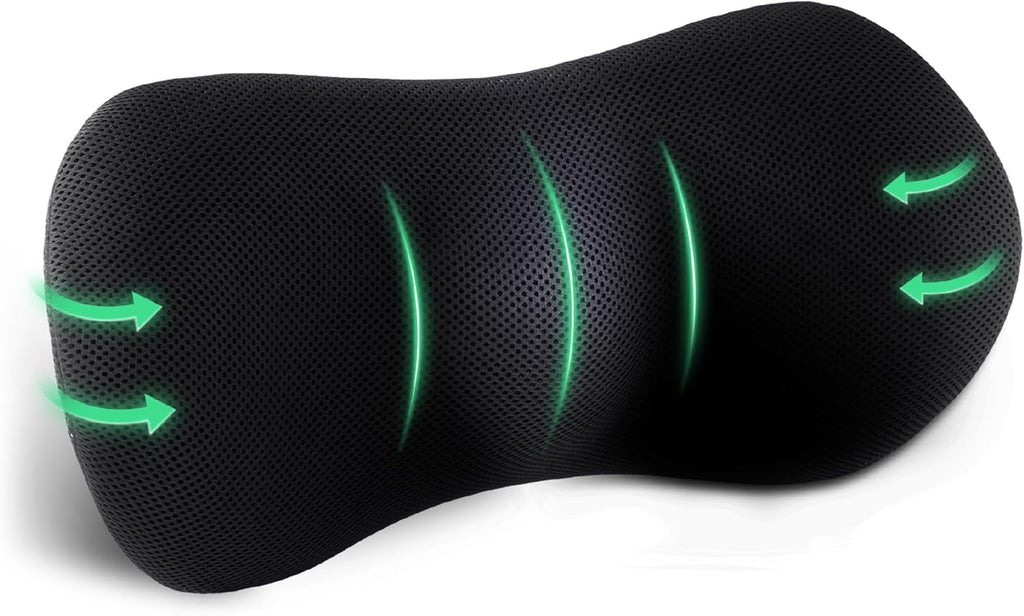 Pernă lombară Pernă de suport lombar din spumă cu memorie de cărbune Pernă pentru spătarul mașinii Pernă ergonomică de suport lombar Pernă pentru spătarul scaunului Pernă pentru scaune de birou, scaune de calculator, canapele, scaune auto Perne lombare Naty Shop Titlu implicit