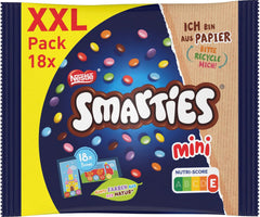 Nestlé SMARTIES Mini XXL Beutel, farbige Linsen mit Schokolade, ideal zum Teilen und Genießen mit Familie und Freunden, natürliche Farben, recycelbare Verpackung, 1 Packung (1 x 259 g)