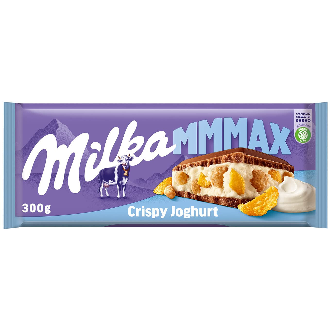 Milka Mmax Triolade – Alpenmilchschokolade mit weißer und dunkler Schokolade – 280g