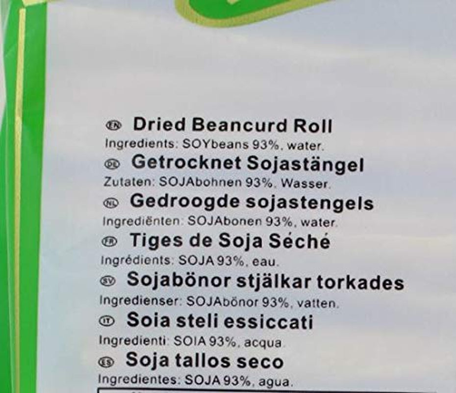 - Trockenes Sojabrötchen (1 x 300 g)